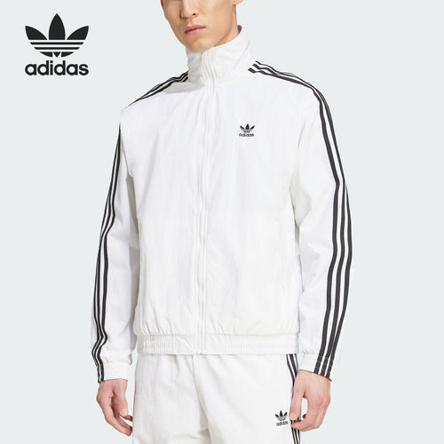 Adidas/阿迪达斯正品三叶草男士梭织立领休闲日常外套JY1328