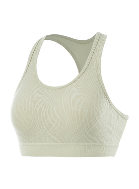 李宁正品健身系列女子柔软亲肤紧身中度支撑瑜伽运动内衣AUBU016