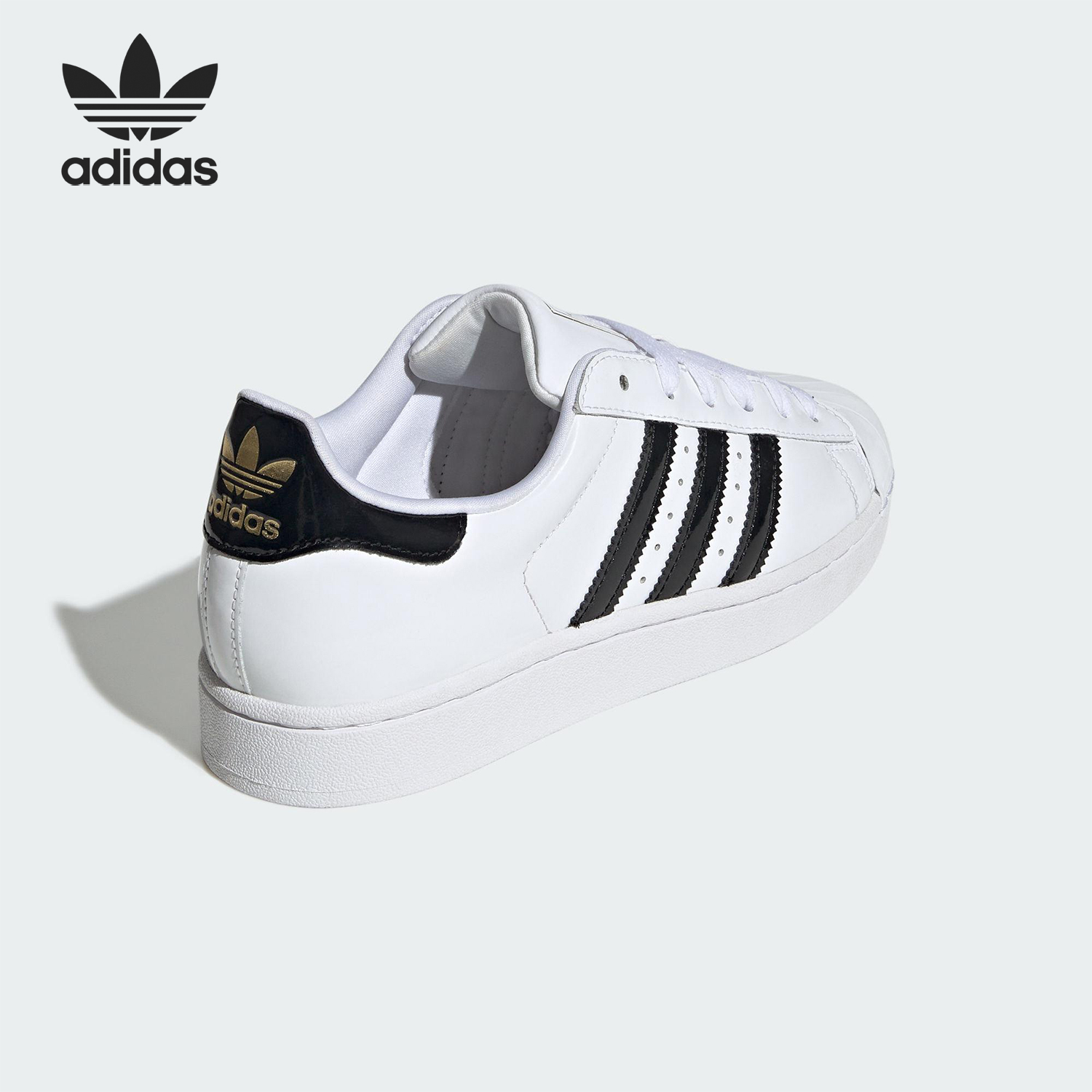 Adidas/阿迪达斯正品三叶草女士经典贝壳头运动板鞋JS4010