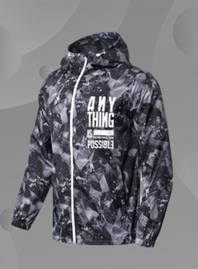 新款运动服李宁运动时尚风衣男装防风外套运动风衣AFDN173