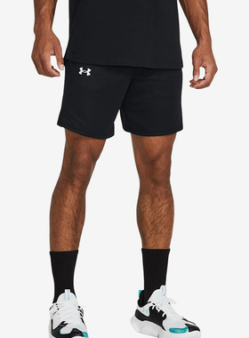 UA/安德玛正品BASELINE男士经典舒适训练跑步针织短裤1383389-001