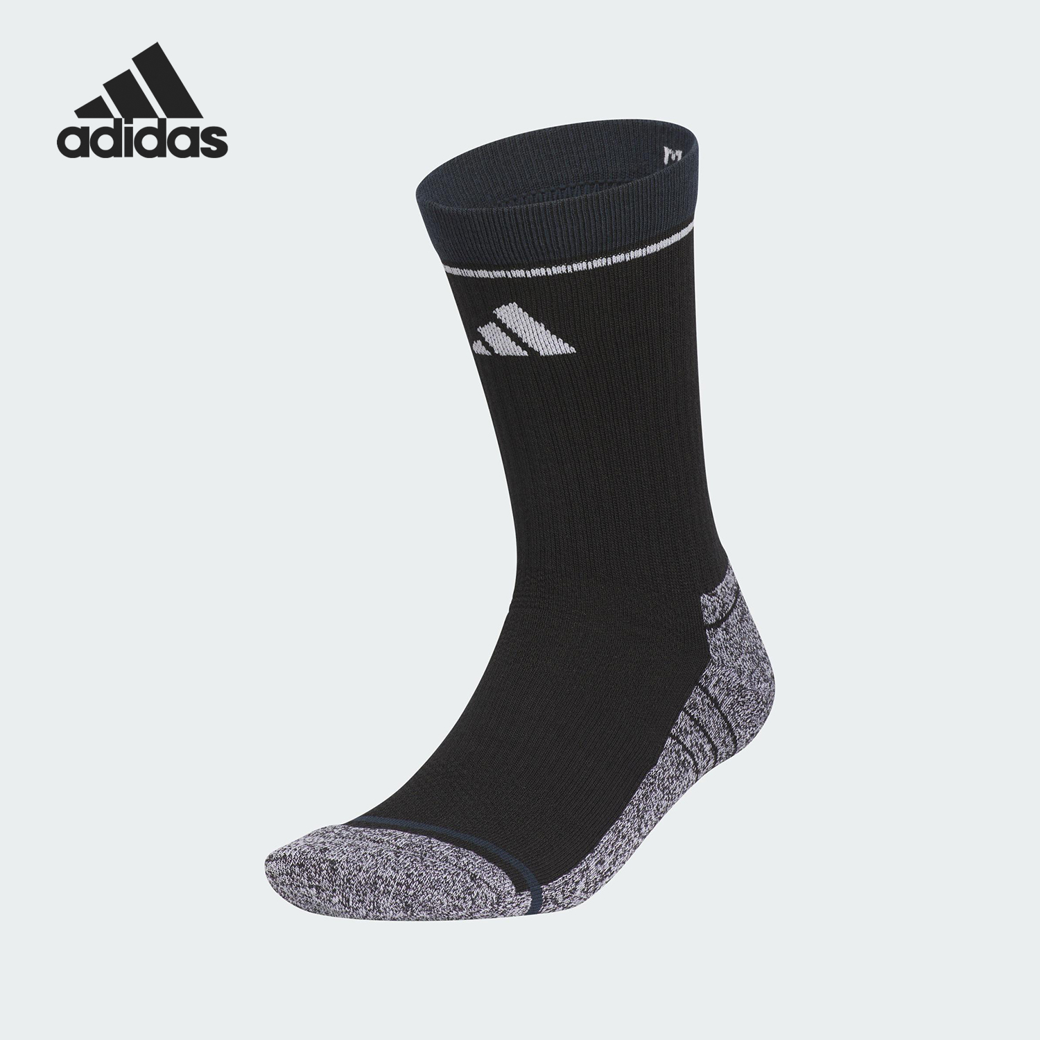 Adidas/阿迪达斯正品CREW SOCK男女耐磨运动袜一双装KR0340