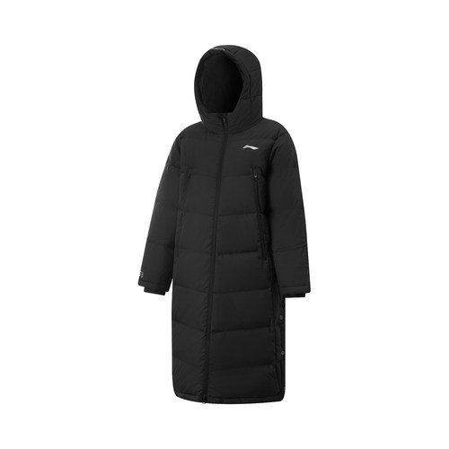 李宁正品男大童保暖长款羽绒服