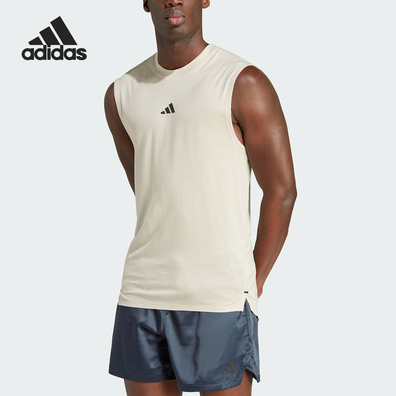Adidas/阿迪达斯正品POWER TANK 男子运动健身背心T恤IQ1821