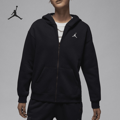 耐克女士宽松休闲连帽加绒卫衣