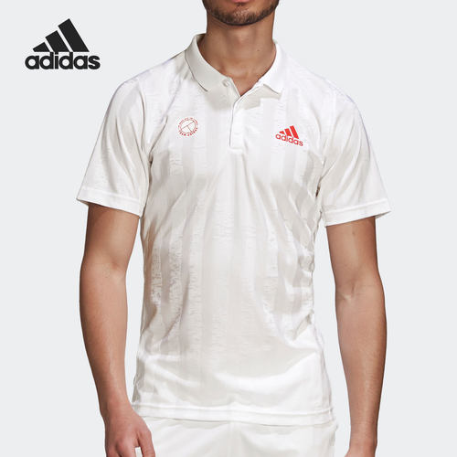 Adidas/阿迪达斯夏季新款网球运动休闲男子短袖POLO衫 DU0848