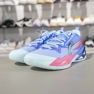 李宁正品先锋力TEAM男小大童反光柔软回弹耐磨篮球鞋YKBV006-7