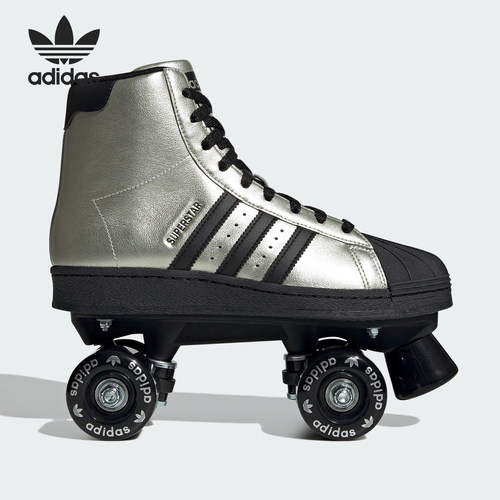 Adidas/阿迪达斯正品SUPERSTAR82SKATE新款经典双排轮滑鞋JS4041