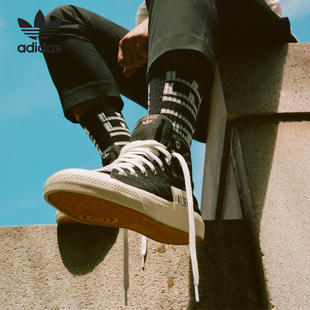 复古高帮休闲运动板鞋 Adidas 男女款 夏季 FX2623 阿迪达斯正品