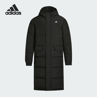 Adidas/阿迪达斯正品冬季男女保暖长款运动休闲羽绒服KF6748