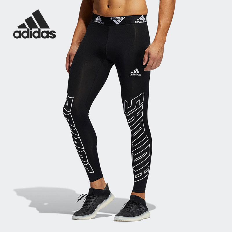 Adidas/阿迪达斯正品新款FB HYPE TIGHT男子训练运动紧身裤GN4647图片