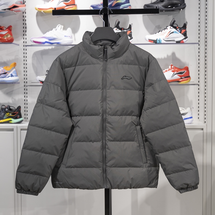 李宁正品男子防风保暖羽绒服