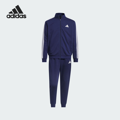 Adidas/阿迪达斯正品新款男女经典休闲长袖束脚套装JZ0109
