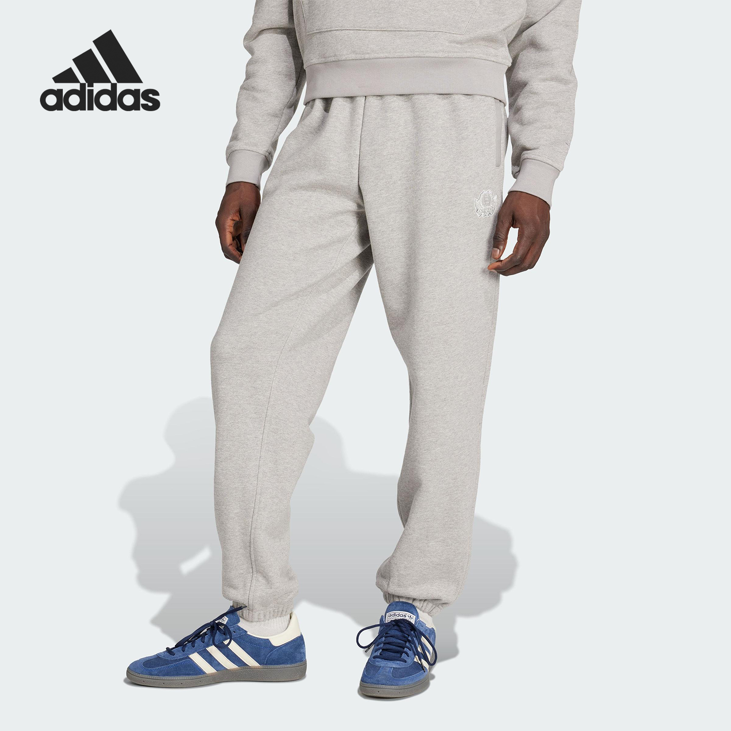 Adidas/阿迪达斯正品2025秋季款男士运动束脚耐穿长裤JX8179