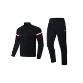 AWET009 套装 羽毛球系列男子运动训练专业比赛立领长袖 李宁正品