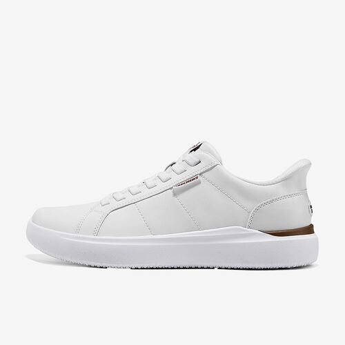 Skechers斯凯奇正品Higgins男低帮生活运动休闲鞋211117-WHT