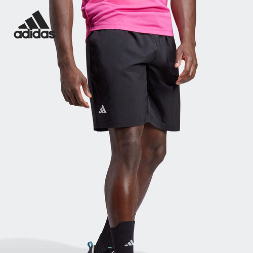 Adidas/阿迪达斯正品夏季男士运动网球透气梭织短裤HS3253