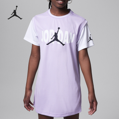 Nike/耐克正品Jordan Jumpman大童女孩针织连衣裙HM4585-574