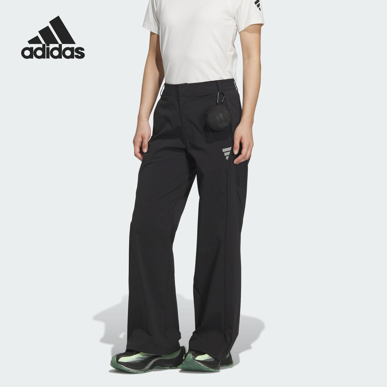 Adidas/阿迪达斯正品BOTTOMS女士运动宽松耐穿休闲裤KF0703