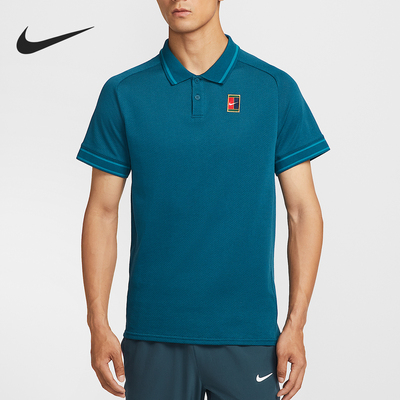 Nike/耐克正品Court Heritage男士透气翻领POLO衫FQ2102-415