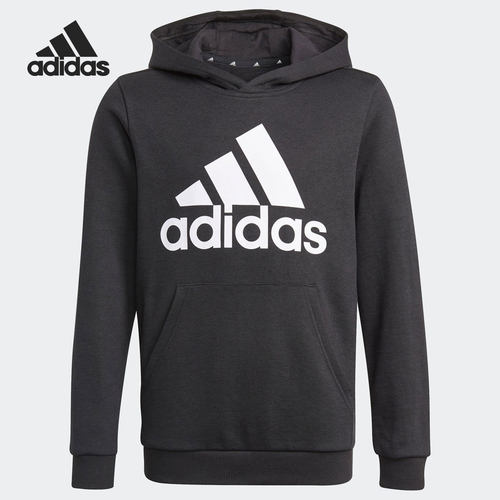 Adidas/阿迪达斯正品 当季新款大童运动休闲连帽套头卫衣GN4027