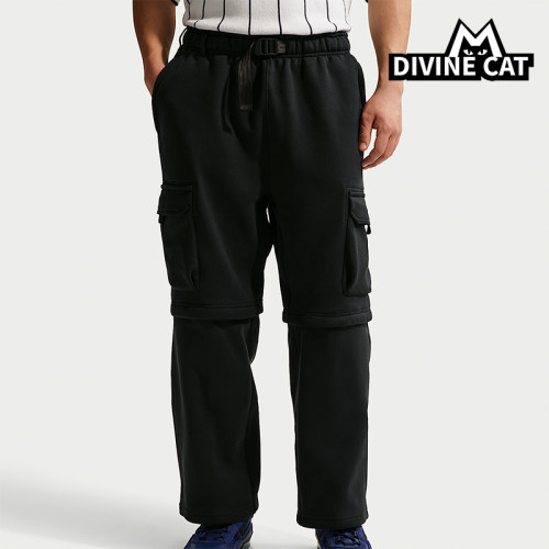 Nike/耐克正品秋冬男士针织抓绒经典工装拉链拆卸长裤IF0660-010