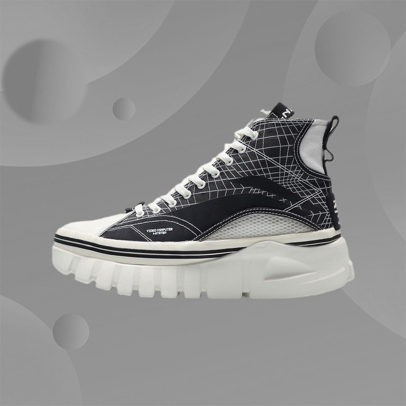 李宁男鞋华晨宇同款惟吾BOOT运动鞋高帮休闲鞋AGCP317