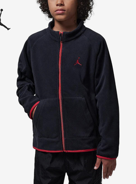 Nike/耐克正品JORDAN大童休闲保暖摇粒绒运动外套CT5374-071