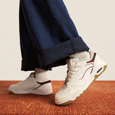 李宁月白3男子低帮休闲鞋