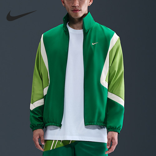 Nike/耐克正品春秋男士宽松拼接时尚长袖夹克外套FZ0249-365