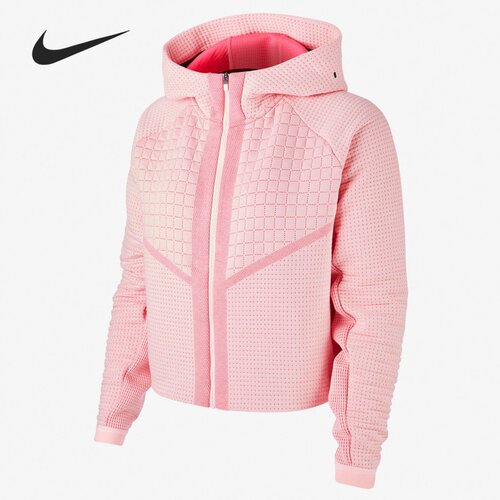 Nike/耐克正品当季新款女子针织短款休闲连帽夹克外套 CI9433