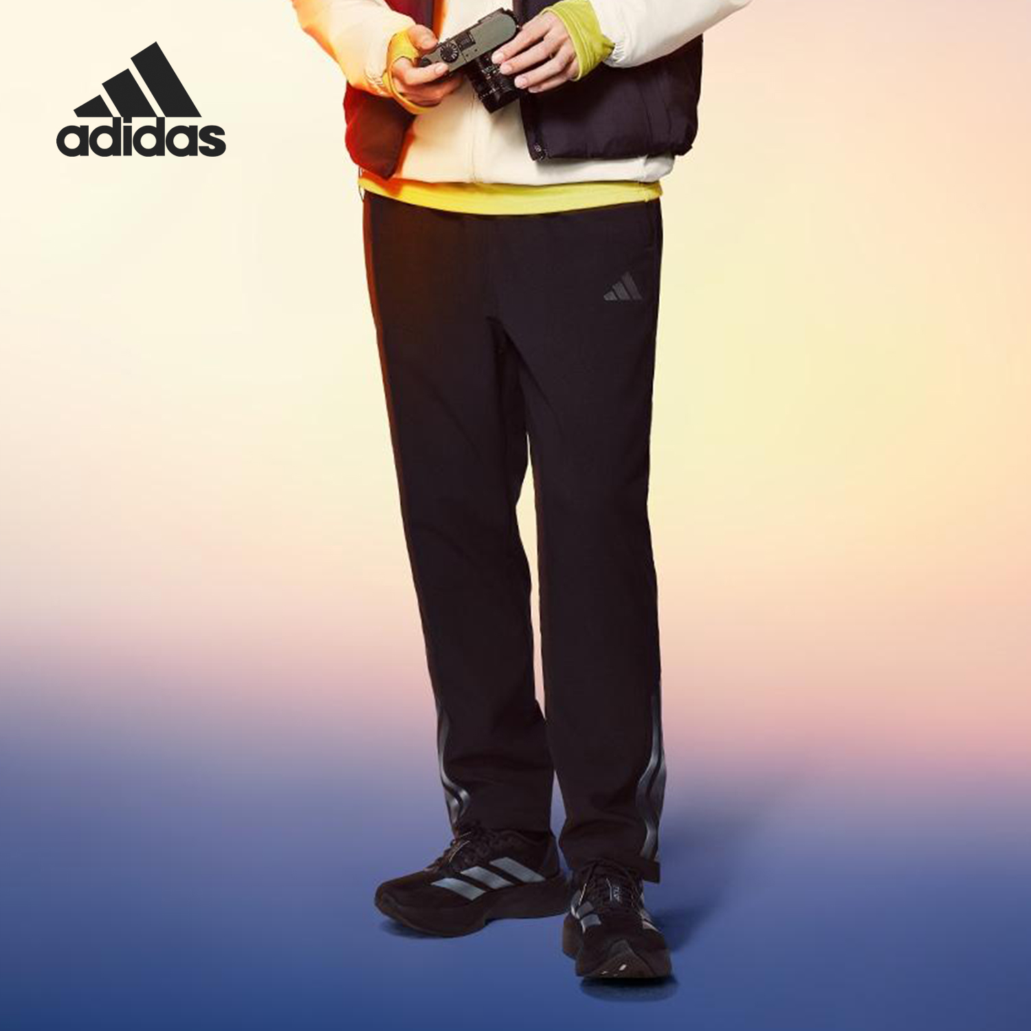 Adidas/阿迪达斯正品SL WARM PNT男士户外抓绒运动长裤KA1301