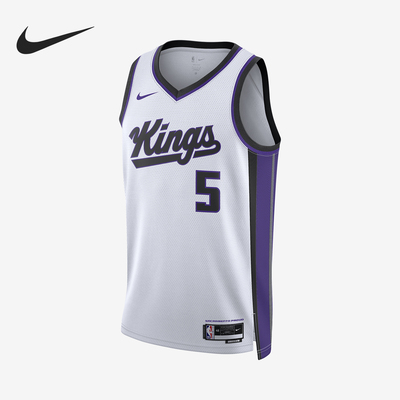 Nike/耐克正品运动男士萨克拉门托国王队透气球衣DX8473-100