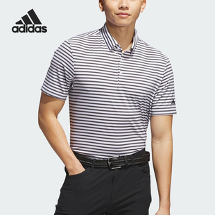 运动条纹透气POLO衫 Adidas 夏季 阿迪达斯正品 JN9079 翻领男士