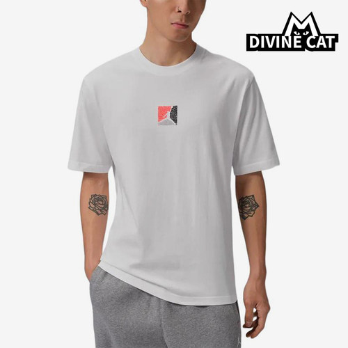 Nike/耐克正品JORDAN新款男白色印花圆领经典短袖T恤IF3065-100