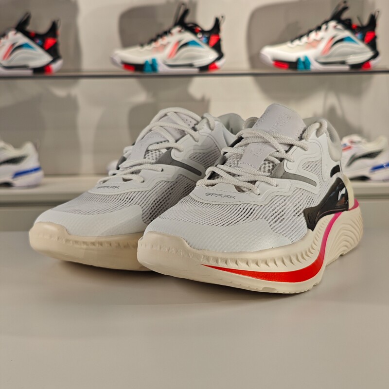 李宁正品星火LITE男子低帮耐磨缓震系带潮流运动休闲鞋AGLT101-4