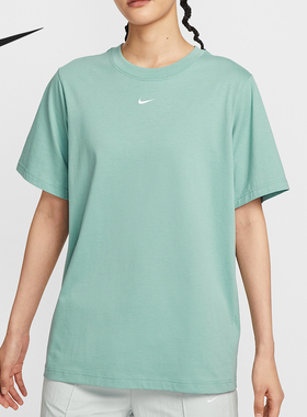 Nike/耐克正品Sportswear女士宽松休闲刺绣短袖FD4150-017