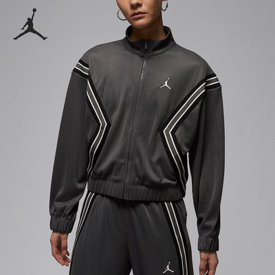 Nike/耐克正品JORDAN女士立领运动健身短款外套HQ9216-068