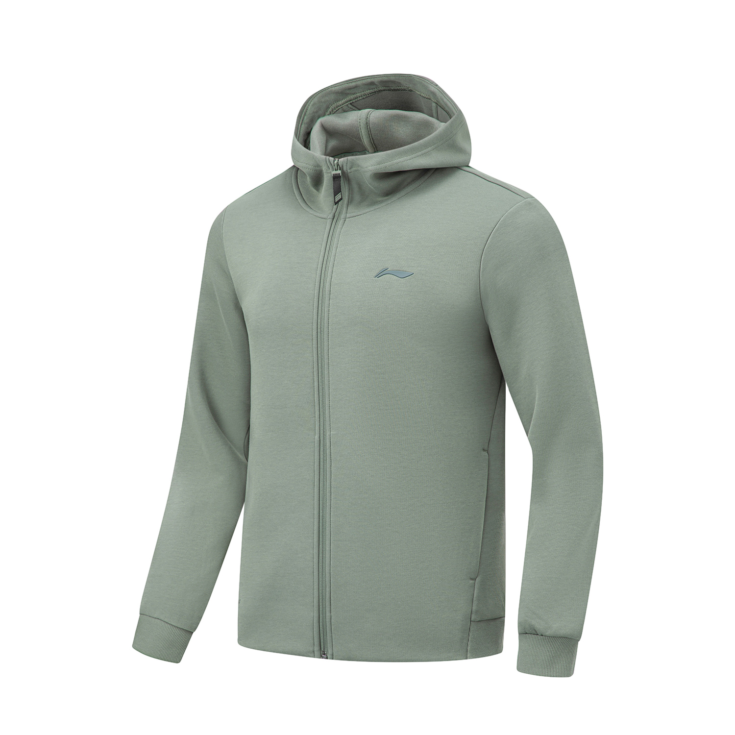 Lining/李宁正品冬季男子健身系列运动休闲连帽开衫外套AWDT797-5