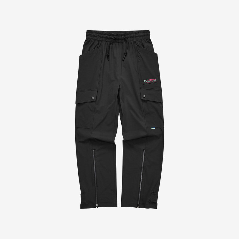 Skechers/斯凯奇正品当季女子新款时尚休闲工装宽松长裤