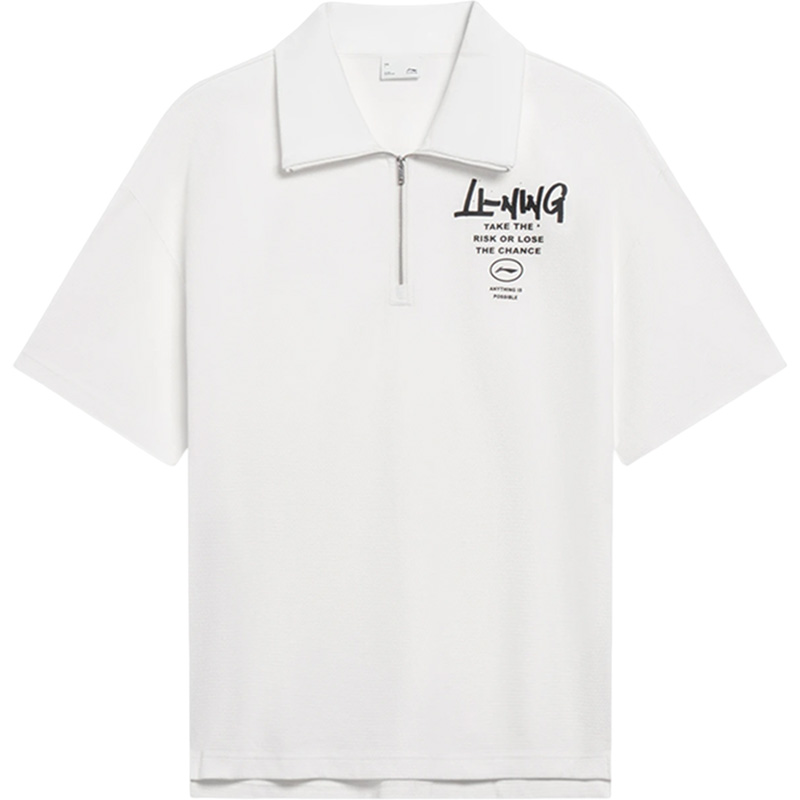 Lining/李宁正品运动时尚系列时尚宽松男女同款短袖T恤AHST629