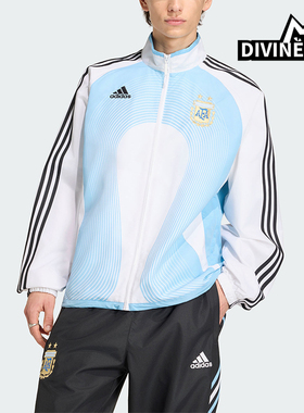 Adidas/阿迪达斯正品2026春季款男士耐穿立领足球运动外套JM1091