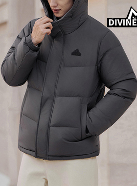 Adidas/阿迪达斯正品冬季男女连帽拒水保暖日常运动羽绒服KF6753