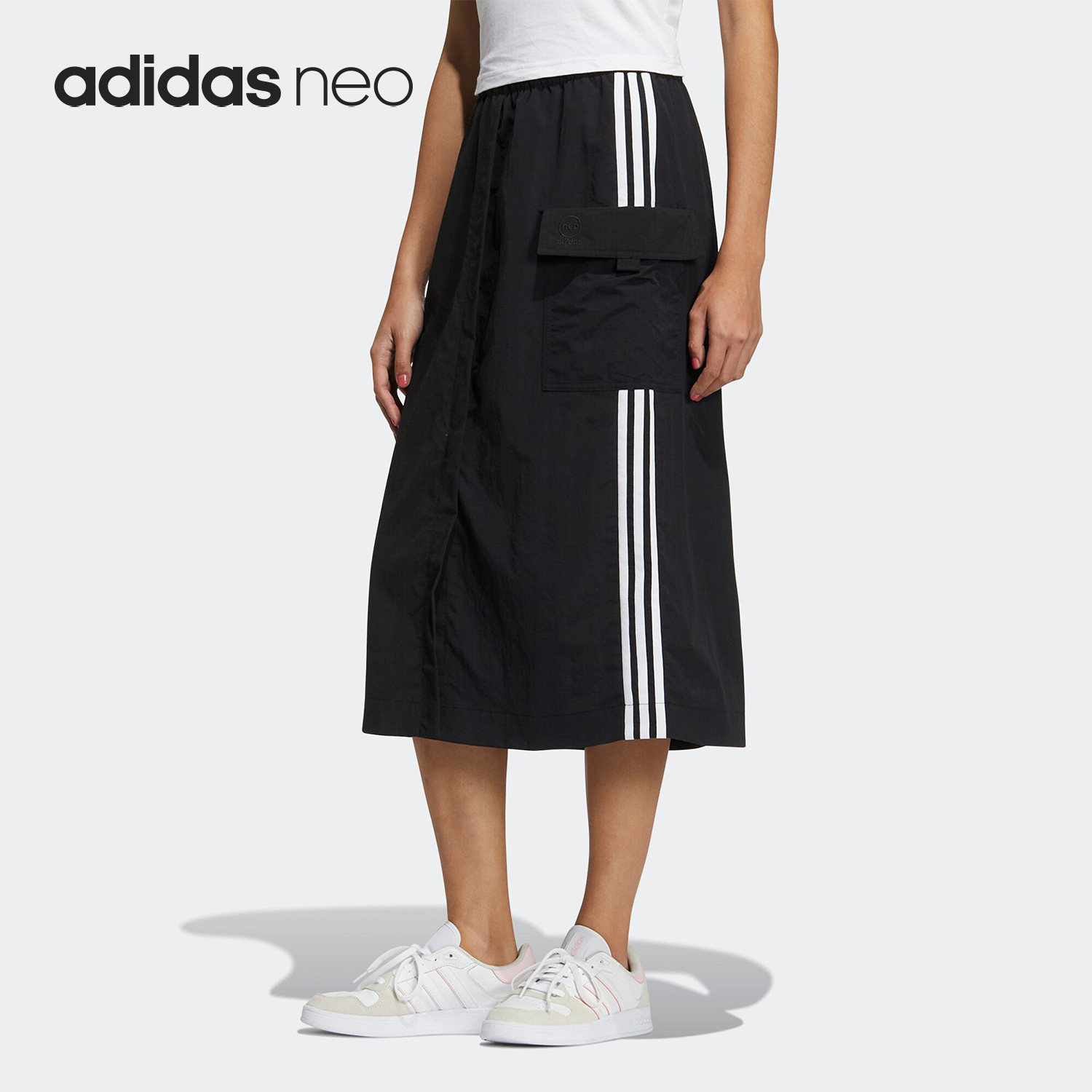 Adidas/阿迪达斯正品 UTILITY SKIRT 女子运动半身裙 HN2338