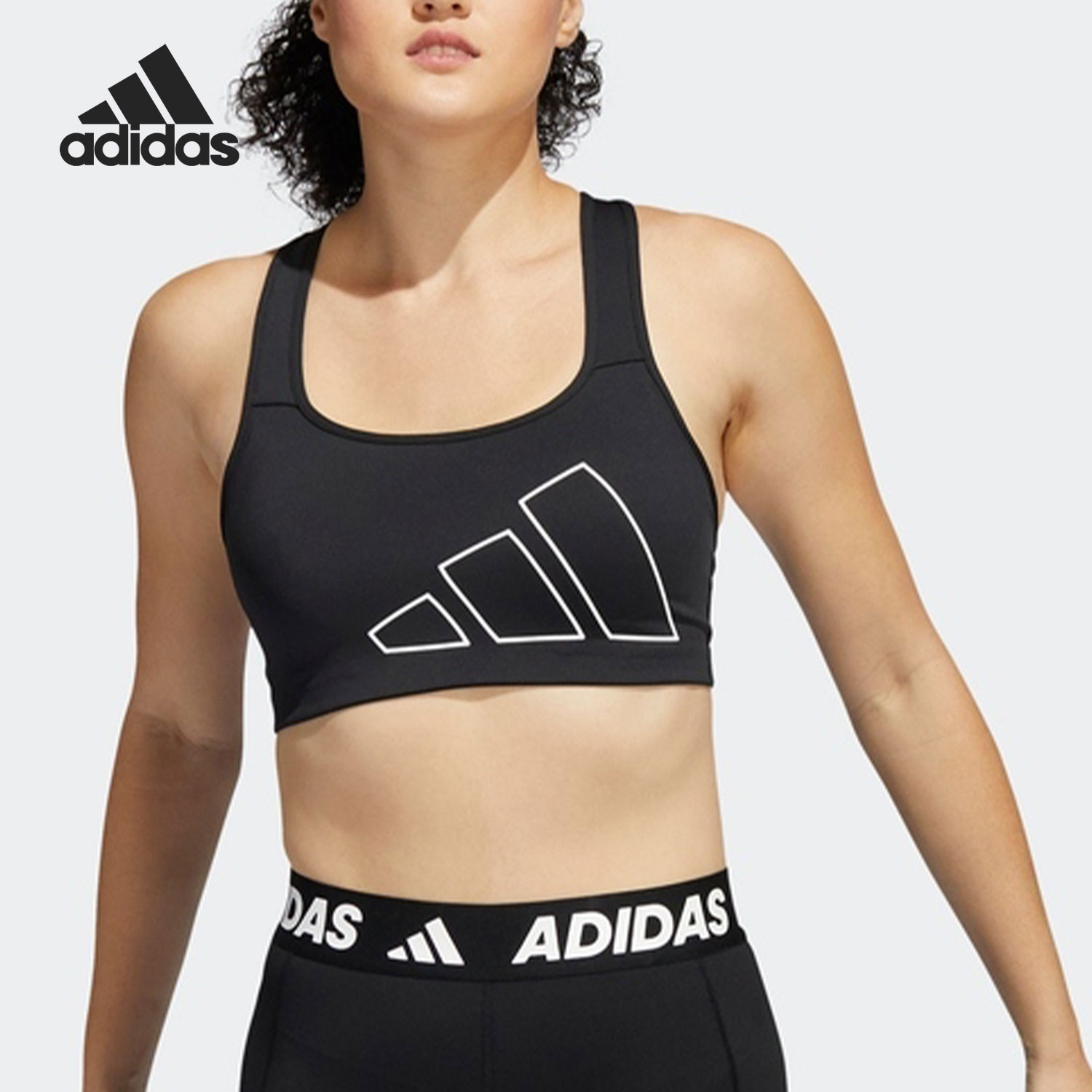 Adidas/阿迪达斯正品夏季女子运动训练健身透气内衣HD7680