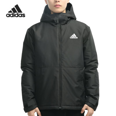 Adidas/阿迪达斯正品冬季男子连帽保暖户外运动棉衣 GN3241