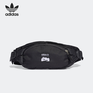 Adidas 三叶草男女便携运动腰包斜挎包HE9720 阿迪达斯正品