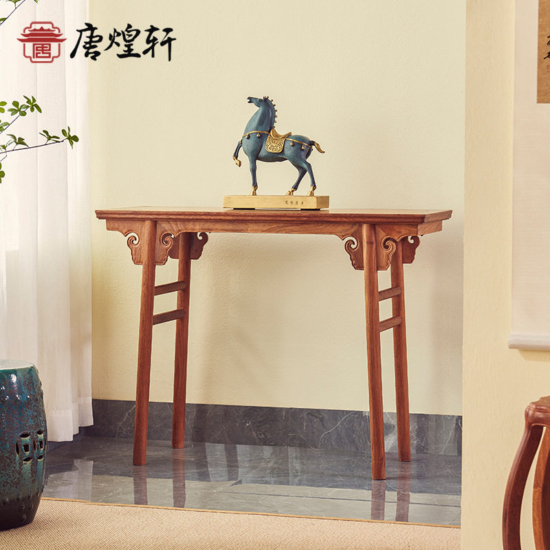 明清古典缅甸花梨木条案香几神台神楼翘头案中堂大果紫檀中式供桌