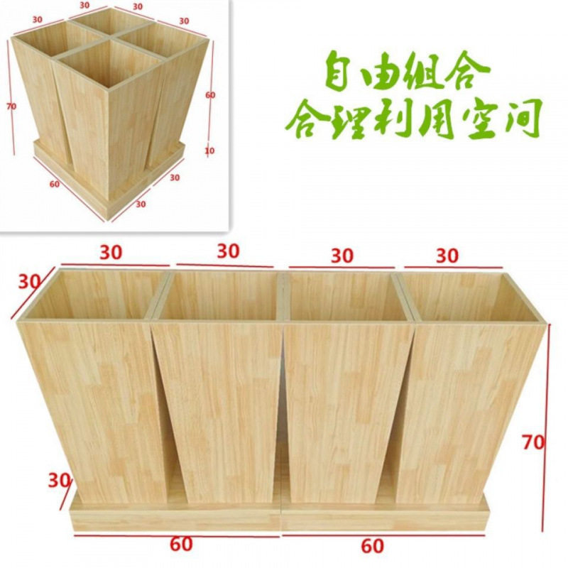 粮油店杂粮柜超市米柜木制米桶散粮柜米斗干果散装柜堆头杂粮货架