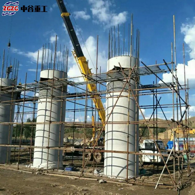 桥墩自动行走小车喷淋 桥墩喷淋养生装置 旋转喷水墩身养护设备